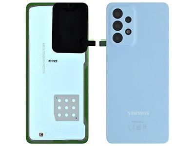 For Samsung SM A336 Galaxy A33 5G Cover Batteria Vetrino Camera Adesivi Awesome Blue