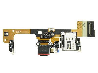 For Google Pixel 3 XL Flat cable Plug In  Microfono  Lettore Sim