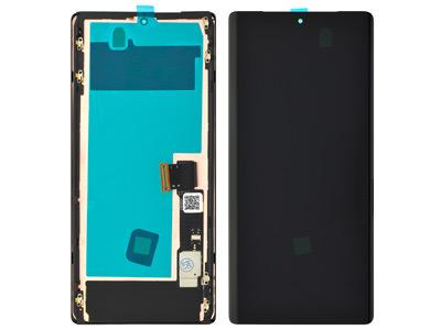 For Google Pixel 6 Pro Lcd Touchscreen  Frame Black