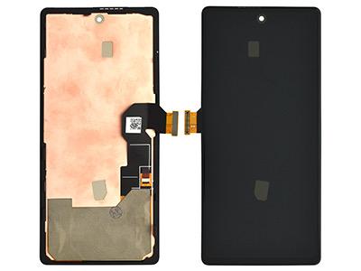 For Google Pixel 6a Lcd Touchscreen Frame Black