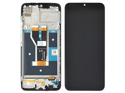 For Realme C21 Lcd  Touch Screen Frame Black