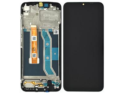 For Realme C21Y Lcd Touch Screen  Frame Black