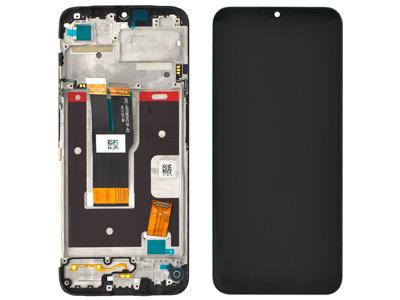 For Realme C31 Lcd  Touchscreen Frame  Switch Tasti Laterali Black